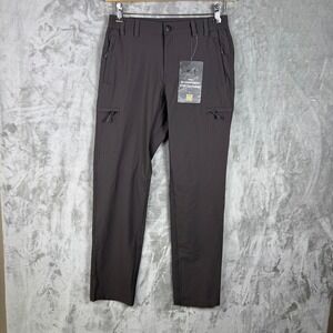 NWT MIER Cargo Pants Size 4 Miflex Stretch Rip Stop Hiking Outdoor Gorpcore Gray